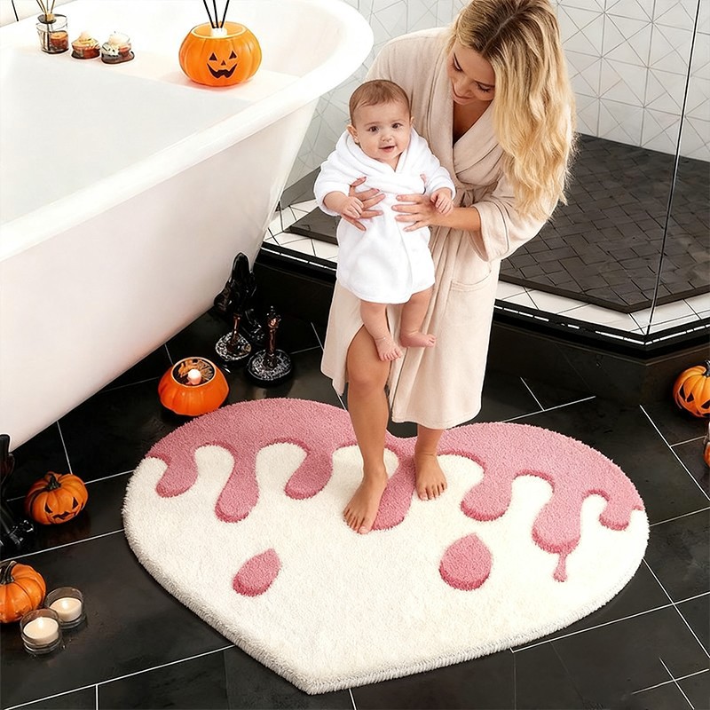 Love Shaped Plush Carpet best